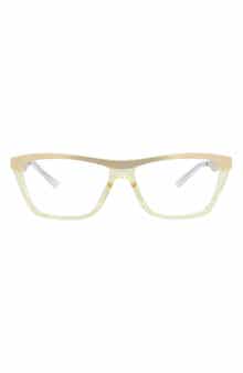 Bottega Veneta 57mm Rectangular Optical Glasses