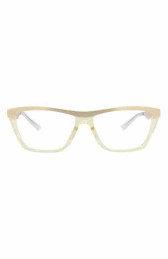 Bottega Veneta 57mm Rectangular Optical Glasses