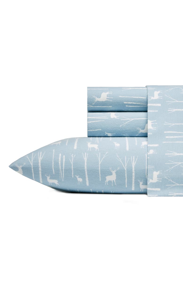 Eddie Bauer Birch Forest Sheet Set, Main, color, Lt-Pastel Blue