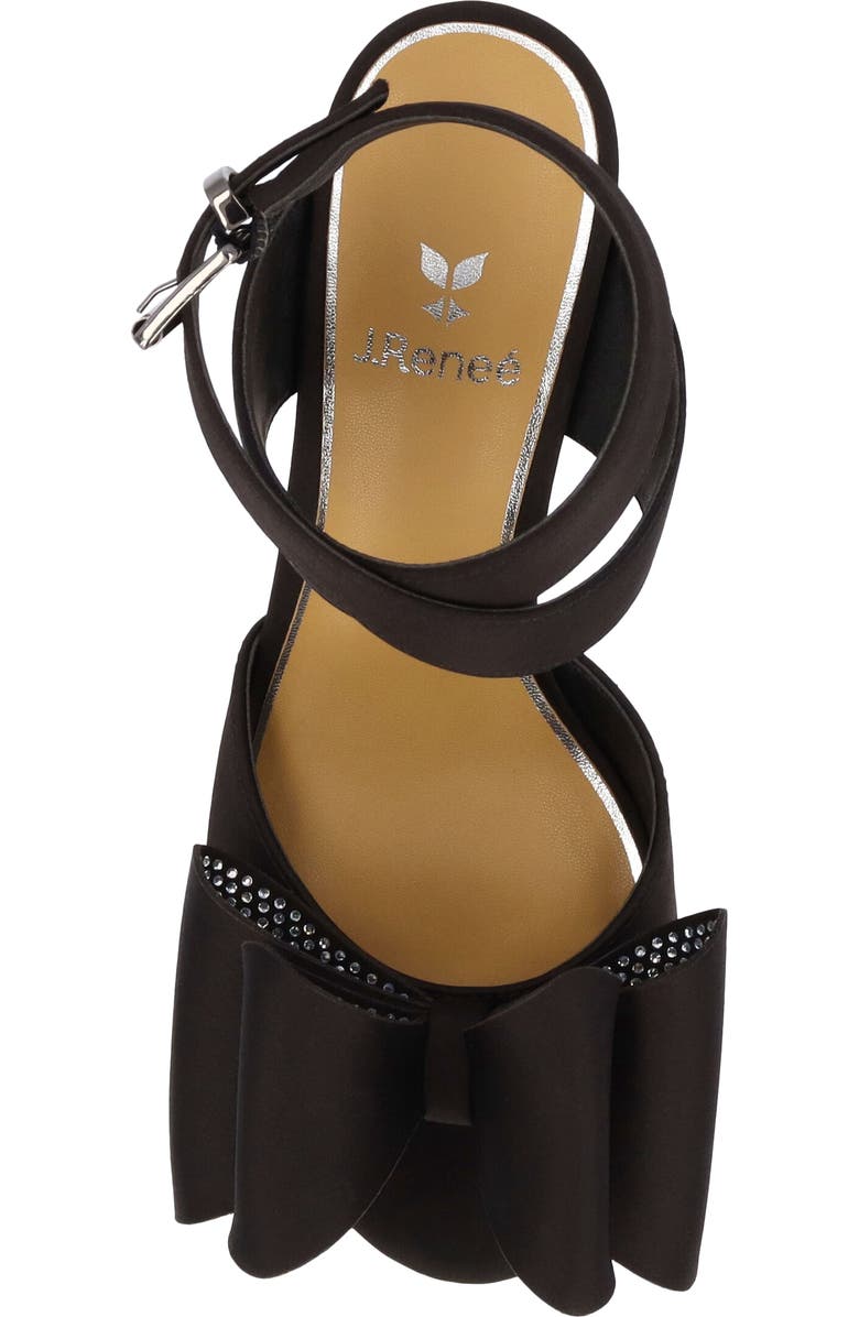 J. Reneé Nerelle Ankle Strap Sandal, Alternate, color, Black