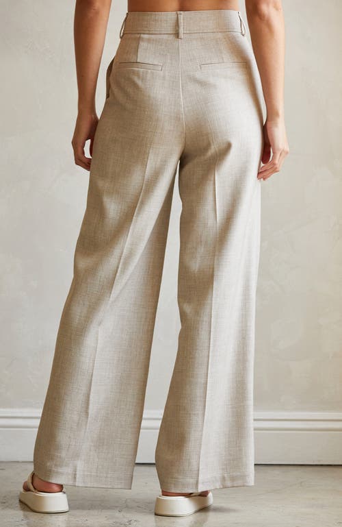 CRESCENT CRESCENT PLEATED WIDE LEG PANTS