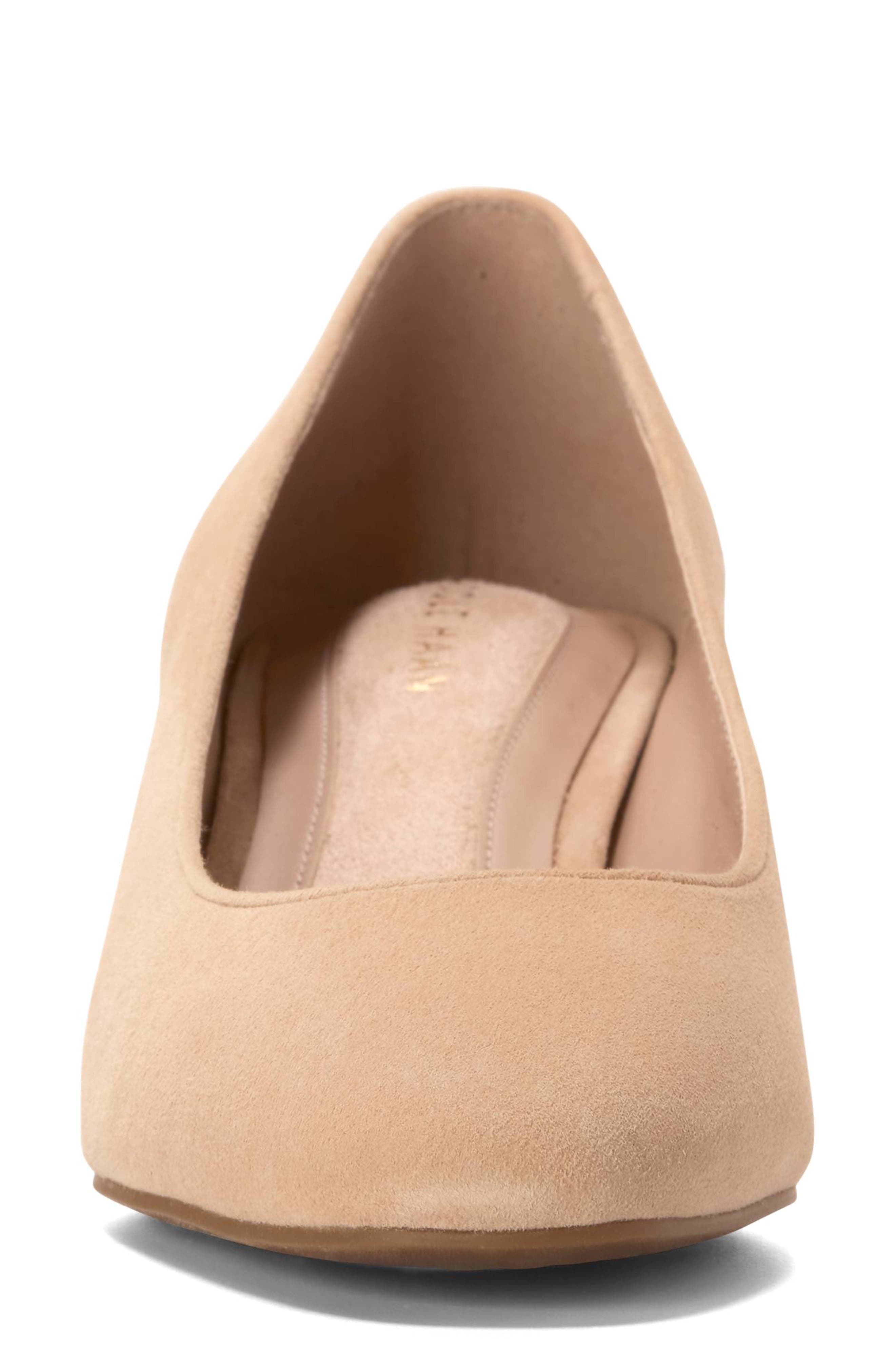 Cole Haan Go-To Shayla Block Heel Pump, Alternate, color, Tuscan Sand Suede