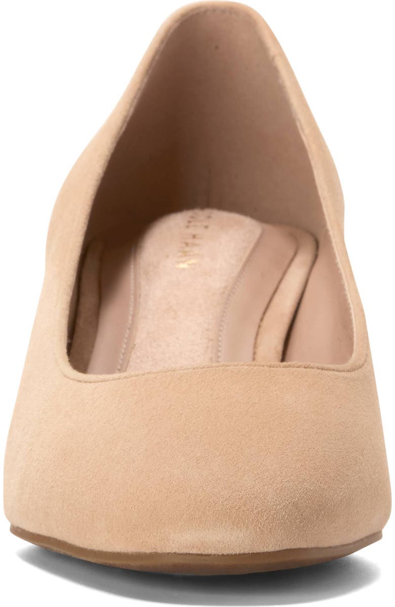 Cole Haan Go-To Shayla Block Heel Pump, Alternate, color, Tuscan Sand Suede