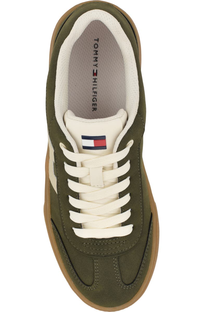 Tommy Hilfiger Celmi Sneaker, Alternate, color, Dark Loden/Grey/Chic Cream