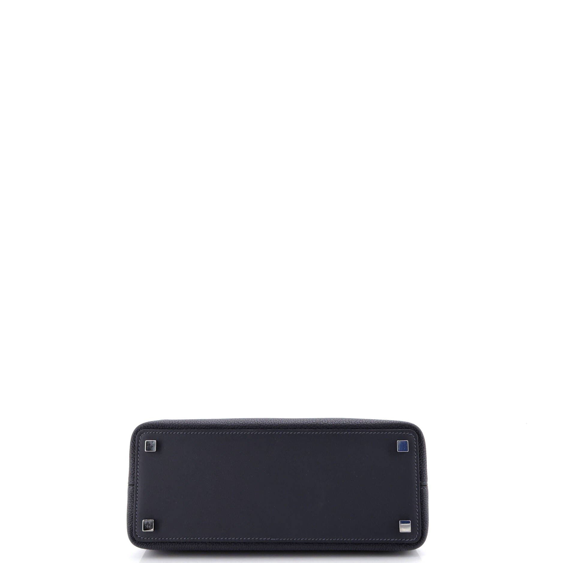 Pre-Owned Hermes Medor Handbag Togo, Alternate, color, Caban