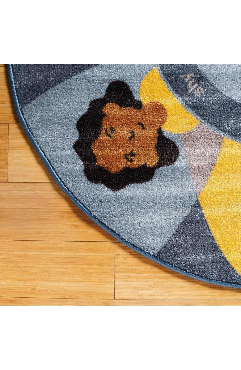 Kaplan Early Learning Company Social Emotional Carpet - 4' x 6' Oval, Alternate, color, Multicolored