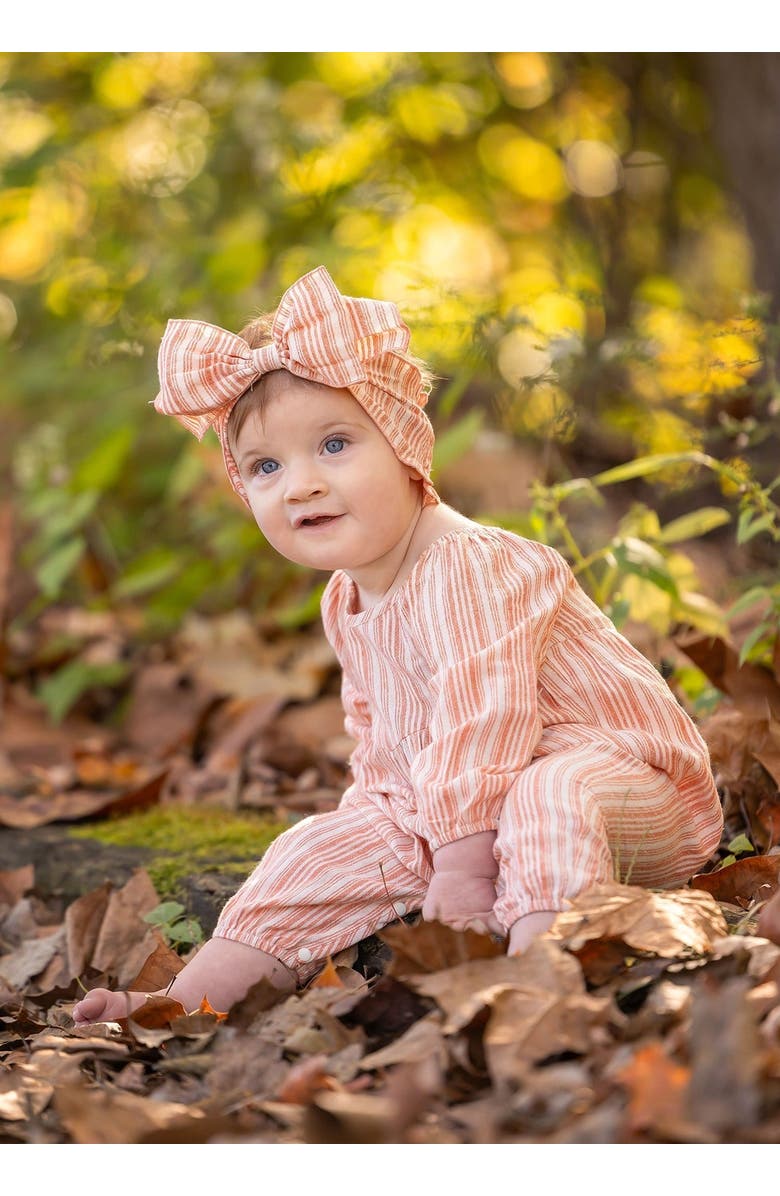 Mabel + Honey Claire Romper, Alternate, color, Orange
