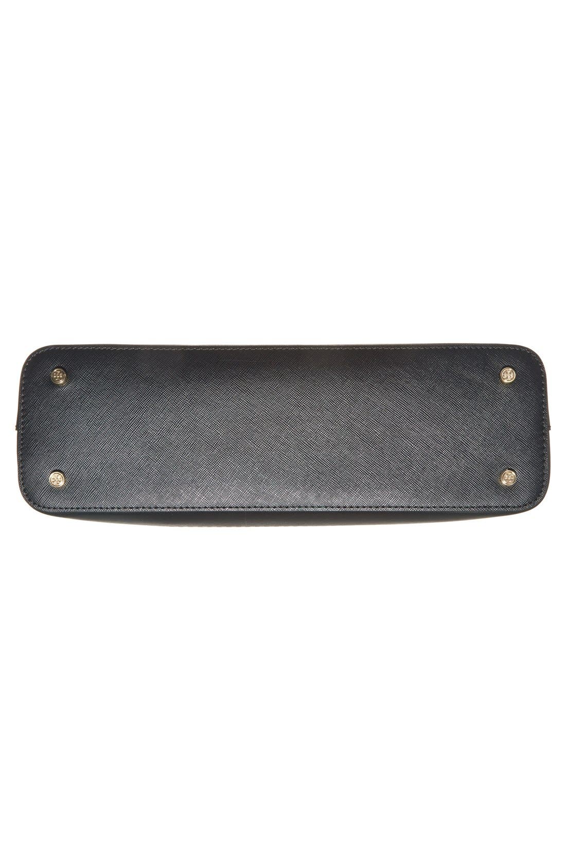 Tory Burch 'Robinson' Perforated Leather Dome Satchel, Alternate, color, 