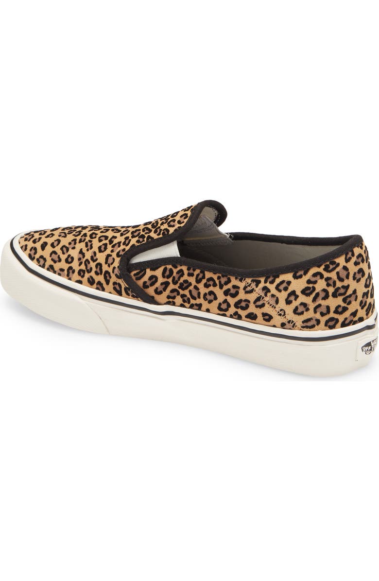 Vans Leopard Print Slip-On Convertible Sneaker, Alternate, color,