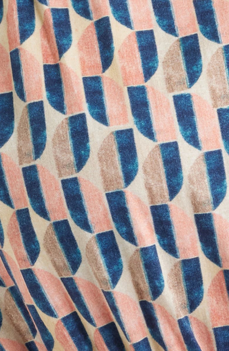 NIC+ZOE Dierdre Print Midi Dress, Alternate, color, Pink Multi