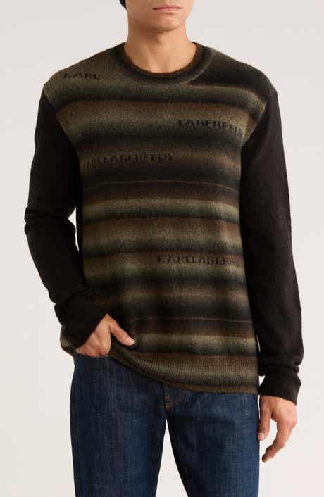 KARL LAGERFELD PARIS Tonal Stripe Sweater
