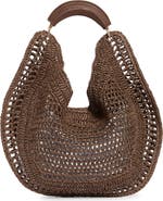 URBAN EXPRESSIONS HANDBAGS Straw Hobo Shoulder Bag