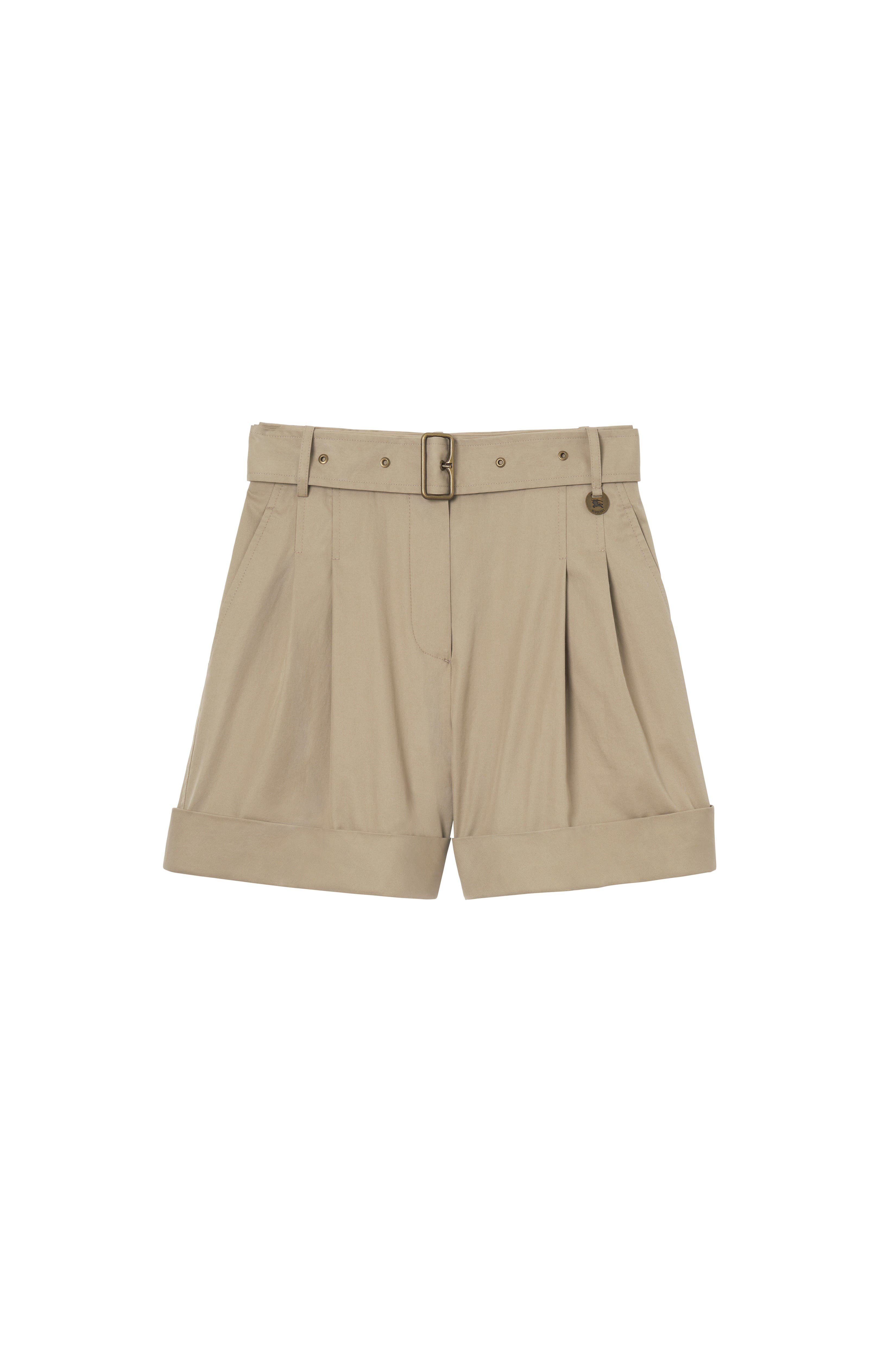 Belted Tropical Gabardine Shorts - image 2