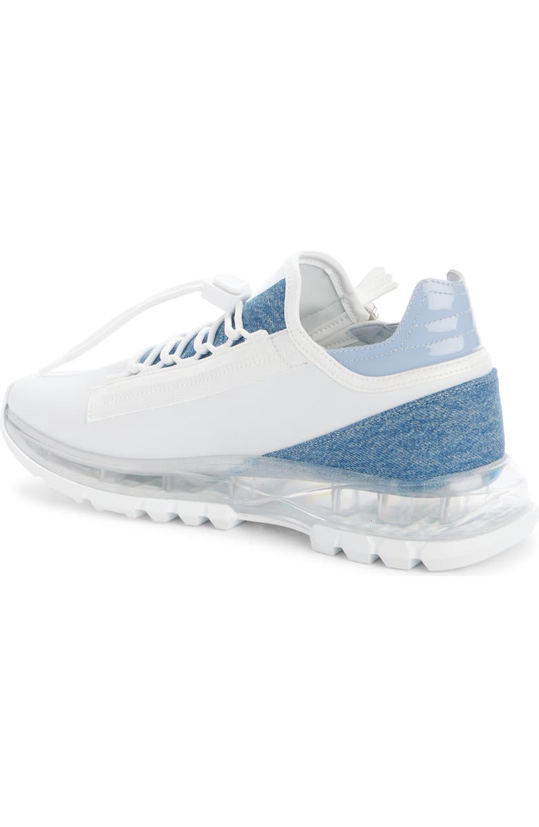 Givenchy Spectre Denim Accent Zip Runner Sneaker, Alternate, color, Denim Blue/ White