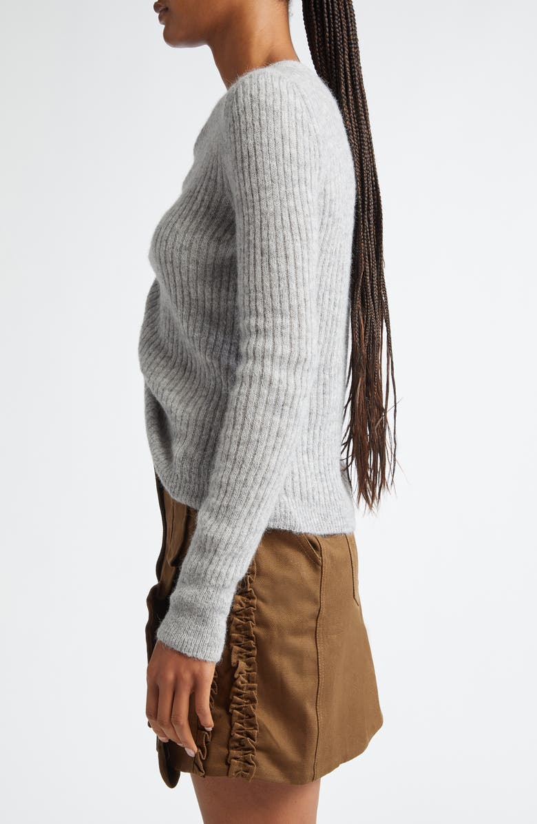 Cecilie Bahnsen Ussi Adjustable Alpaca & Wool Blend Sweater, Alternate, color,