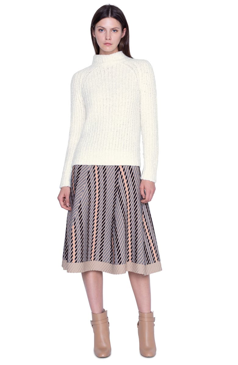 Akris Rib Cashmere & Silk Sweater, Alternate, color, 