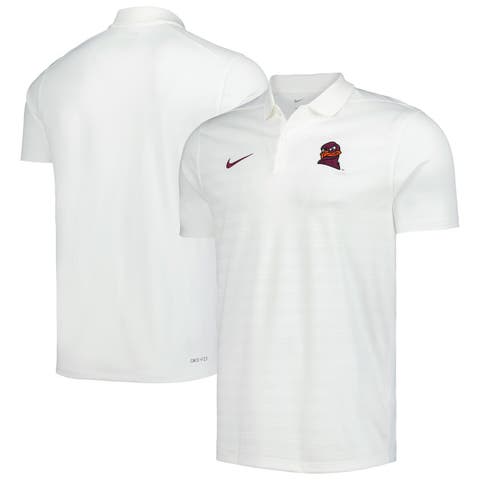 Men's Nike White Virginia Tech Hokies 2024 Early Season Coaches Sideline Polo