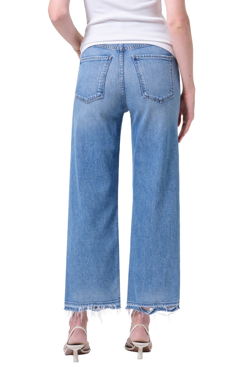 AGOLDE Ren High Waist Wide Leg Jeans, Alternate, color, Measure