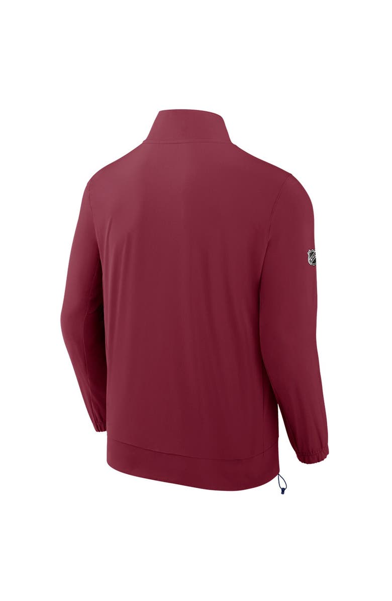 FANATICS Men's Fanatics Garnet Arizona Coyotes Woven Rink Full-Zip Jacket, Alternate, color, 