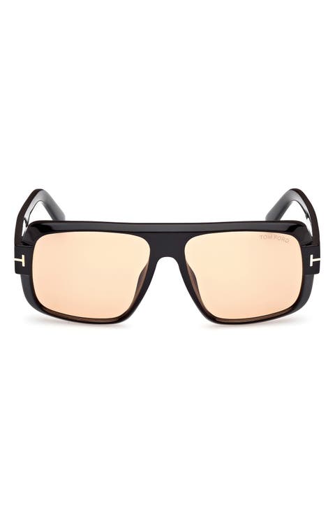 Turner 58mm Navigator Sunglasses