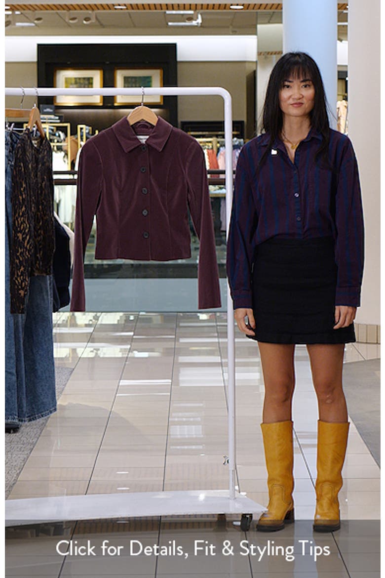 Velvet Button Up Jacket video
