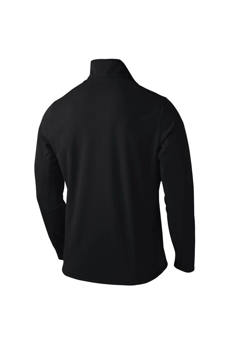 Men's Nike Black Army Black Knights Primary Logo Training Performance Quarter-Zip Jacket, Alternate, color, Black