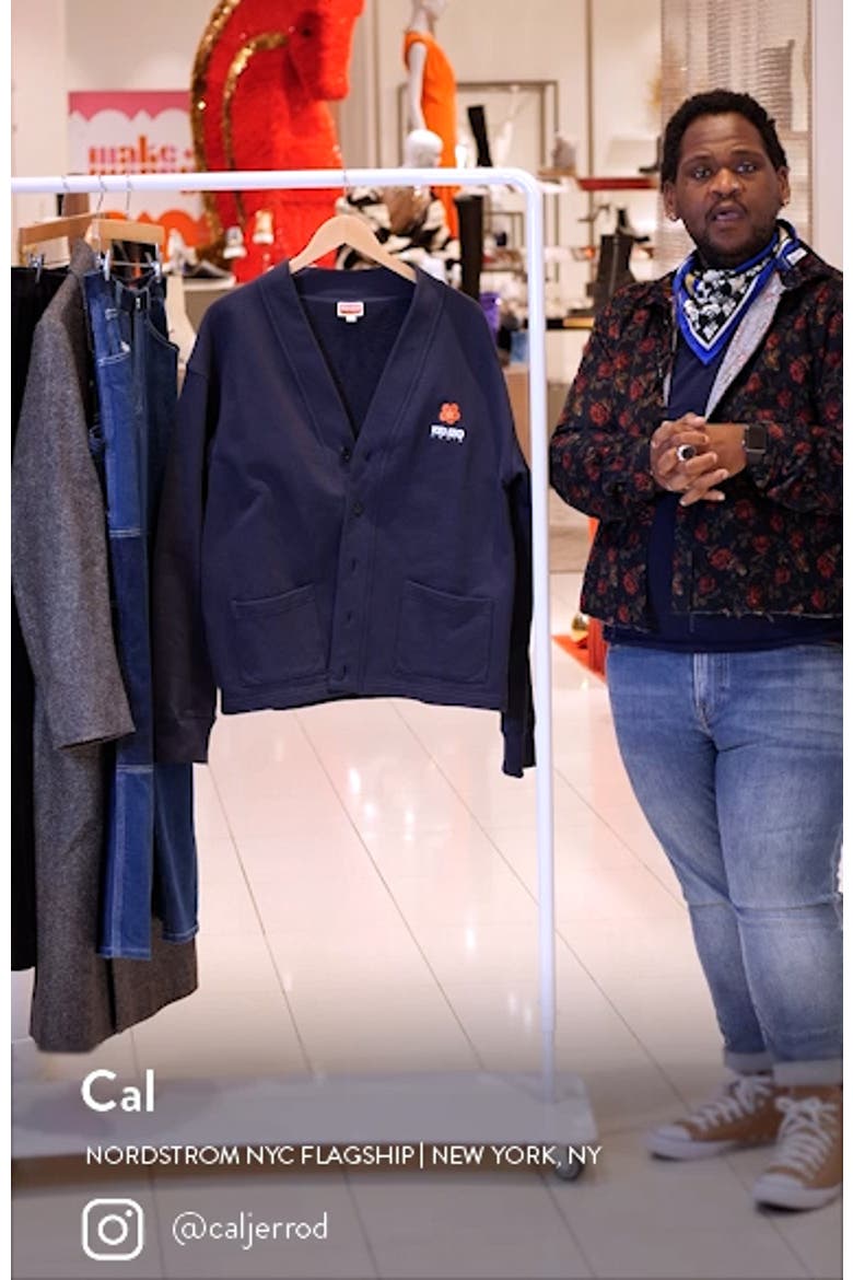 Boke Flower Graphic Fleece Cardigan video
