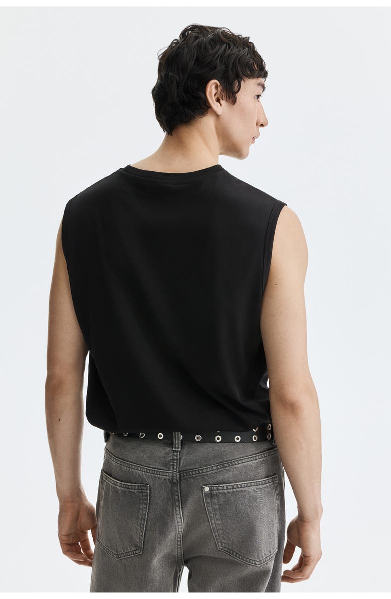 H&M Coolmax<sup>®</sup> regular fit tank top, Alternate, color, Black
