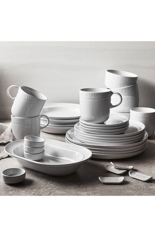 Staub 4-piece Utensil Rest Set In White