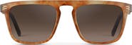 WMP Eyewear Sawyer - 53mm Squared Aviator Polarized Sunglasses