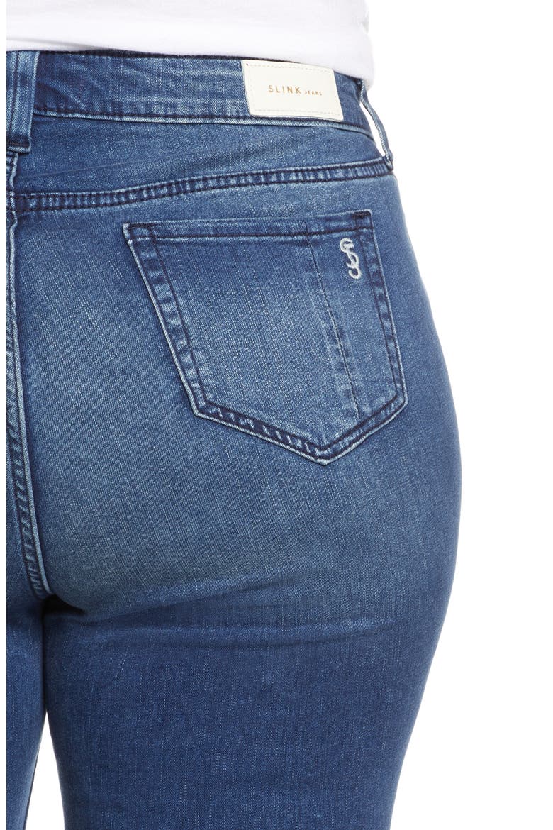 High Waist Bootcut Jeans, Alternate, color, CORA