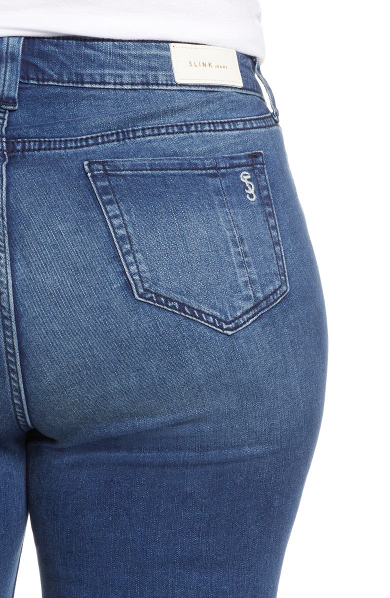 SLINK Jeans High Waist Bootcut Jeans, Alternate, color,