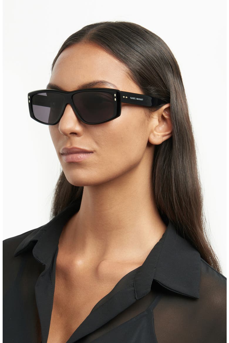 52mm Flat Top Sunglasses, Alternate, color, 0807-IR