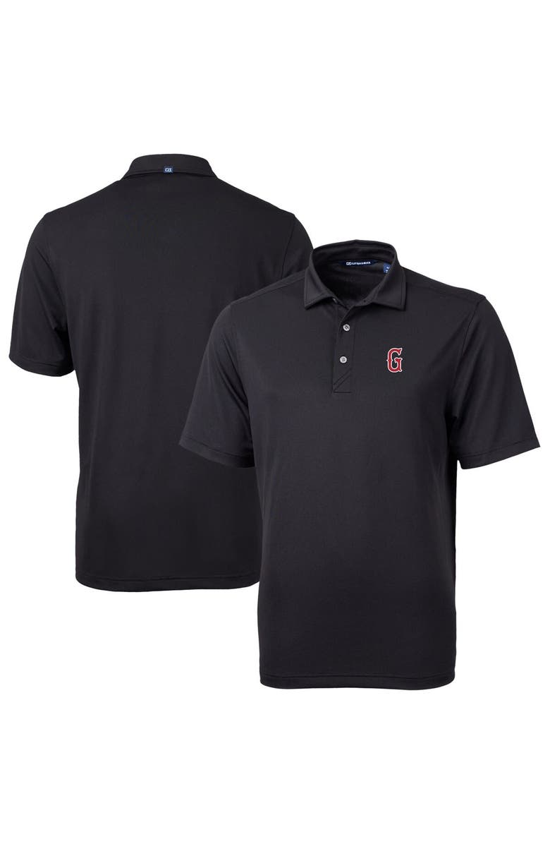 Cutter & Buck Men's Cutter & Buck Black Greenville Drive Virtue Eco Pique Recycled Polo, Main, color,