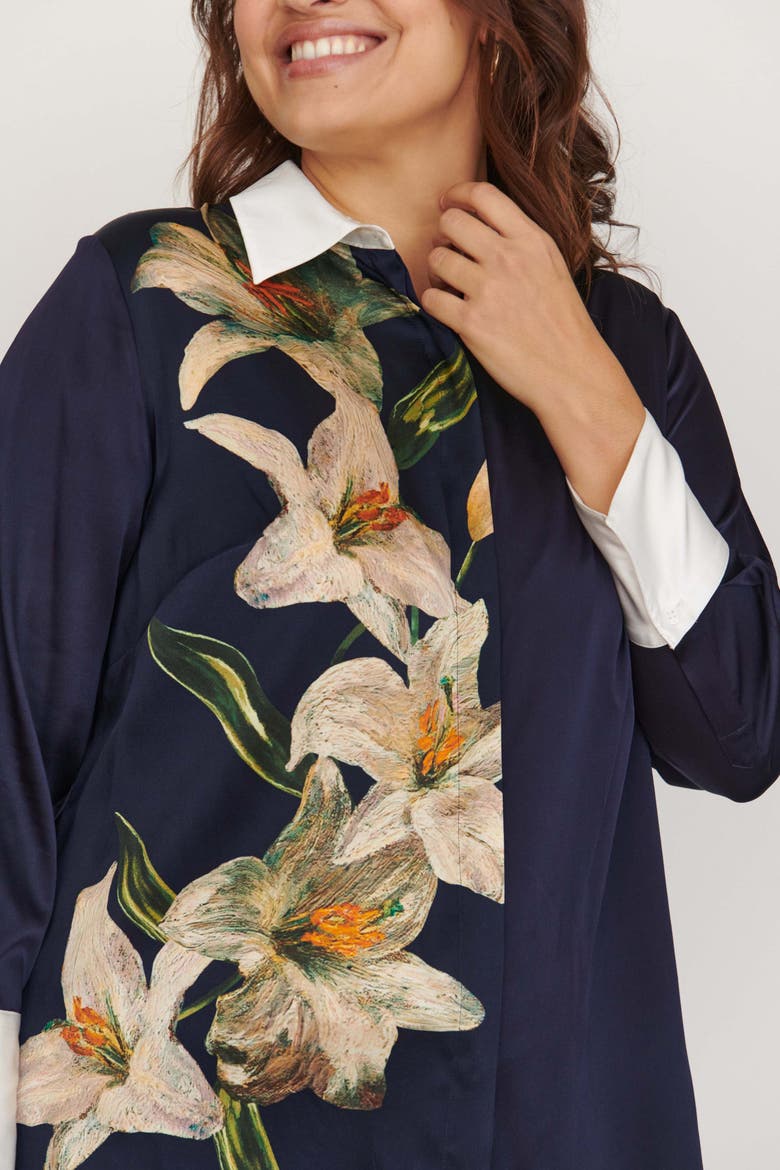 Livia Blouse, Alternate, color, Floral Placée