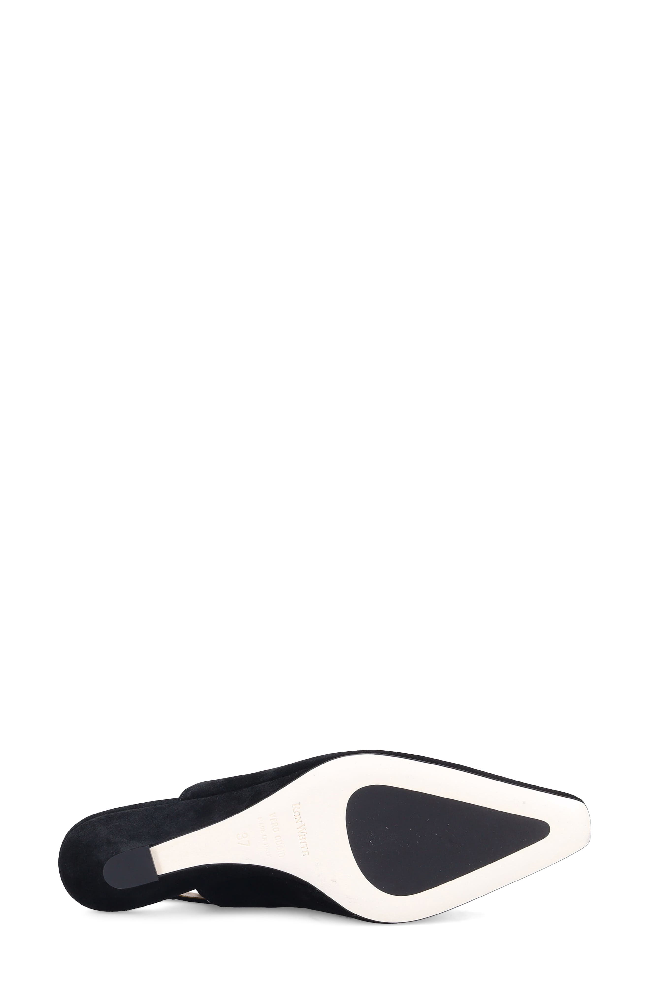 Ron White Bryne Pointed Toe Slingback Pump, Alternate, color, Onyx