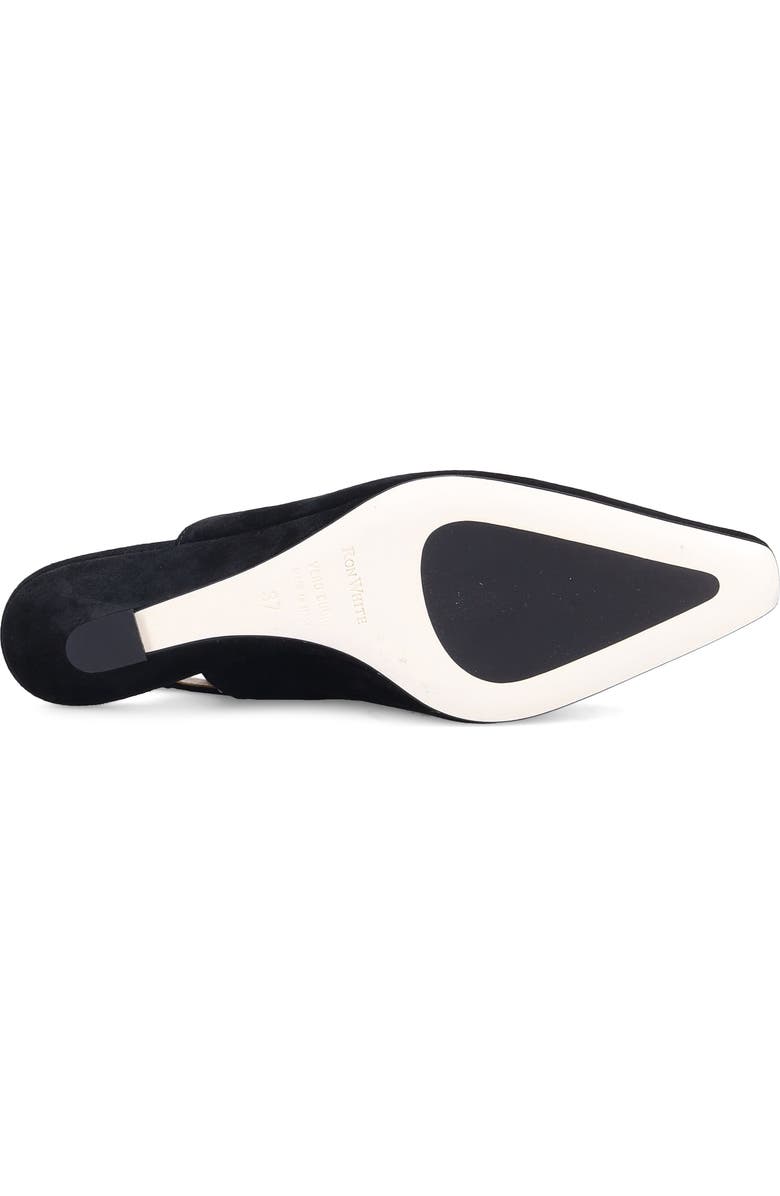 Ron White Bryne Pointed Toe Slingback Pump, Alternate, color, Onyx
