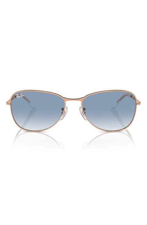 56mm Gradient Pilot Sunglasses