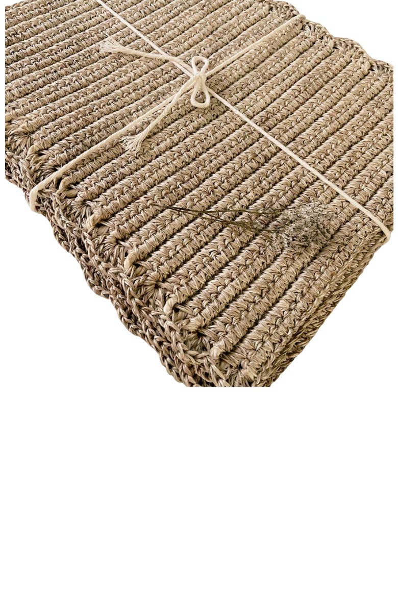 Fique Woven Placemat Set of 4, Alternate, color, Natural