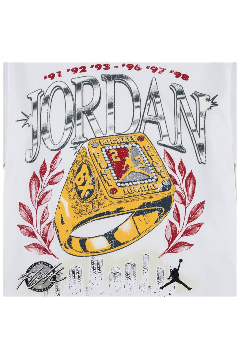 Kids' Skyline Rings Cotton Graphic T-Shirt, Alternate, color, WHITE