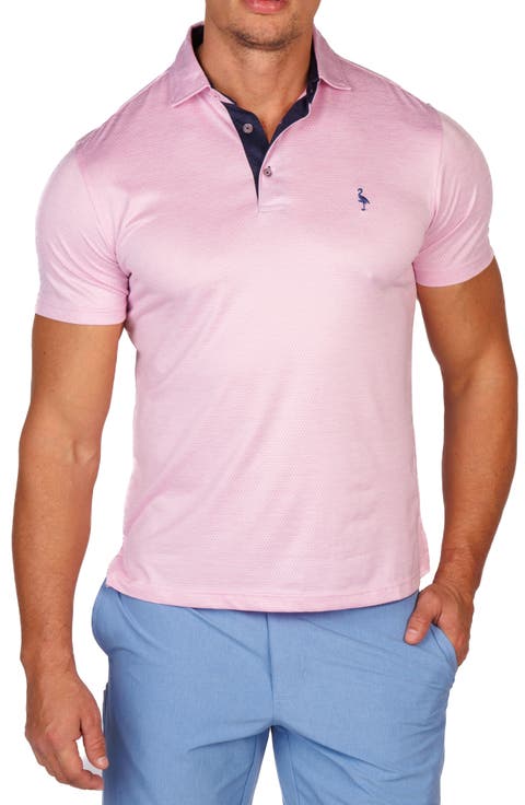 Mélange Mesh Performance Golf Polo
