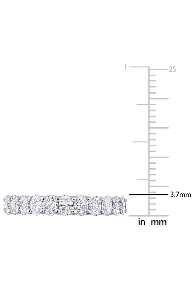 Julianna B. 1 CTW Oval Lab-Grown Diamond Band 14k, Alternate, color, White Gold