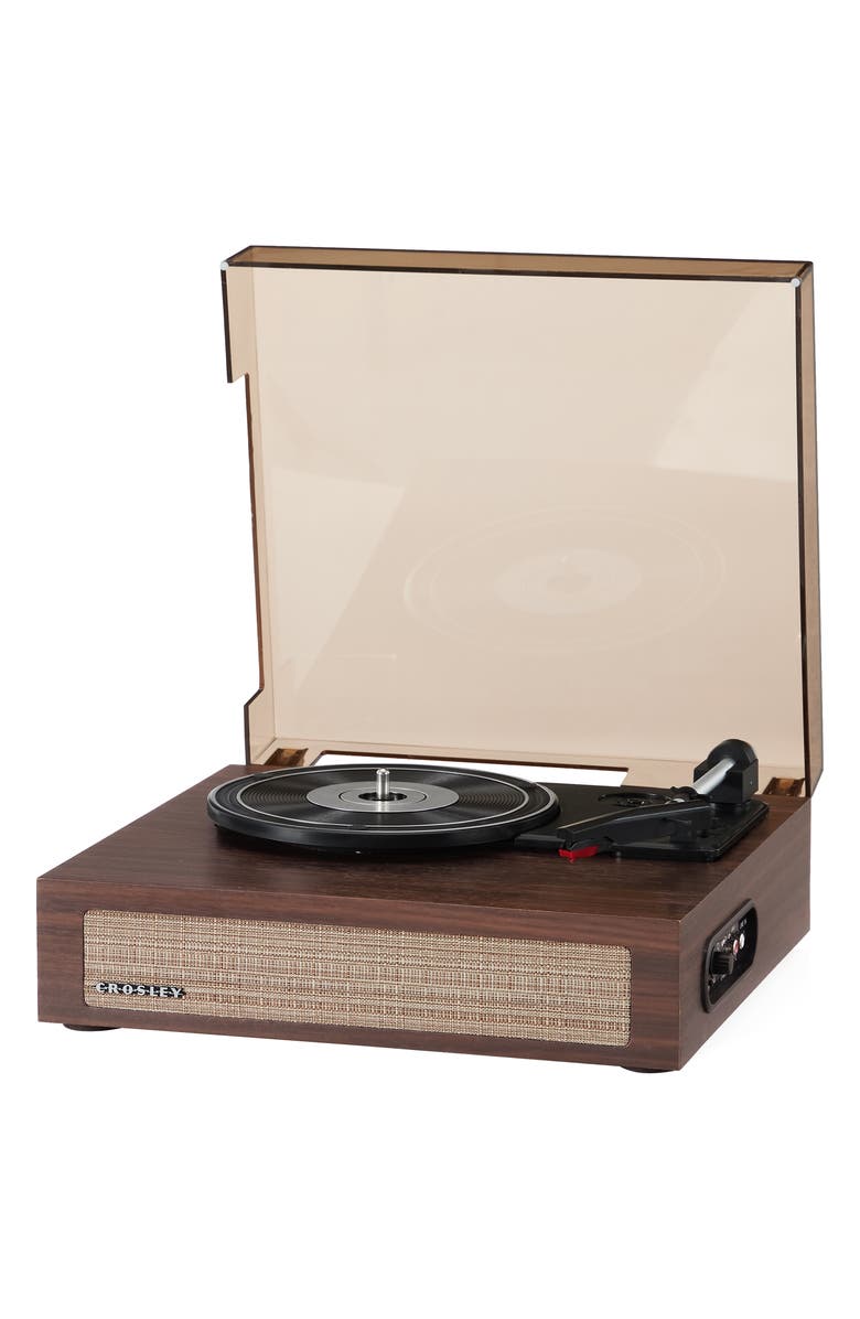 Crosley Radio Scout Record Player, Alternate, color, Walnut