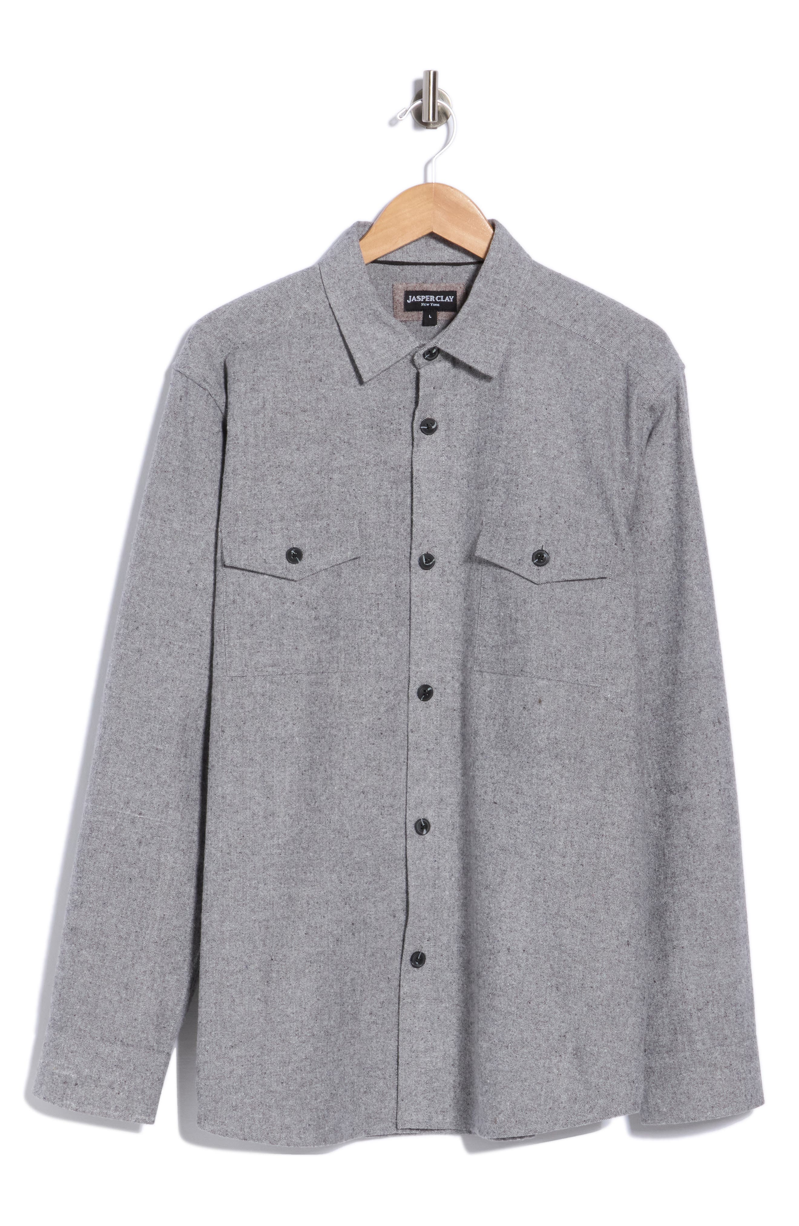JASPER CLAY Brushed Long Sleeve Shirt (Men) | Nordstromrack