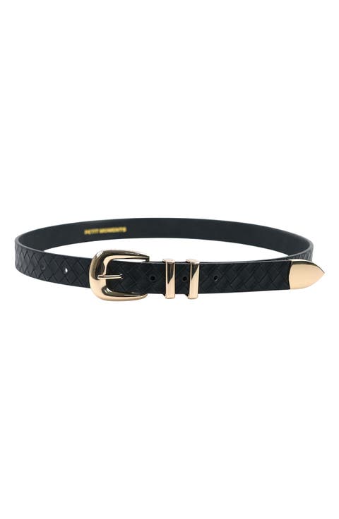 Atlas Faux Leather Belt