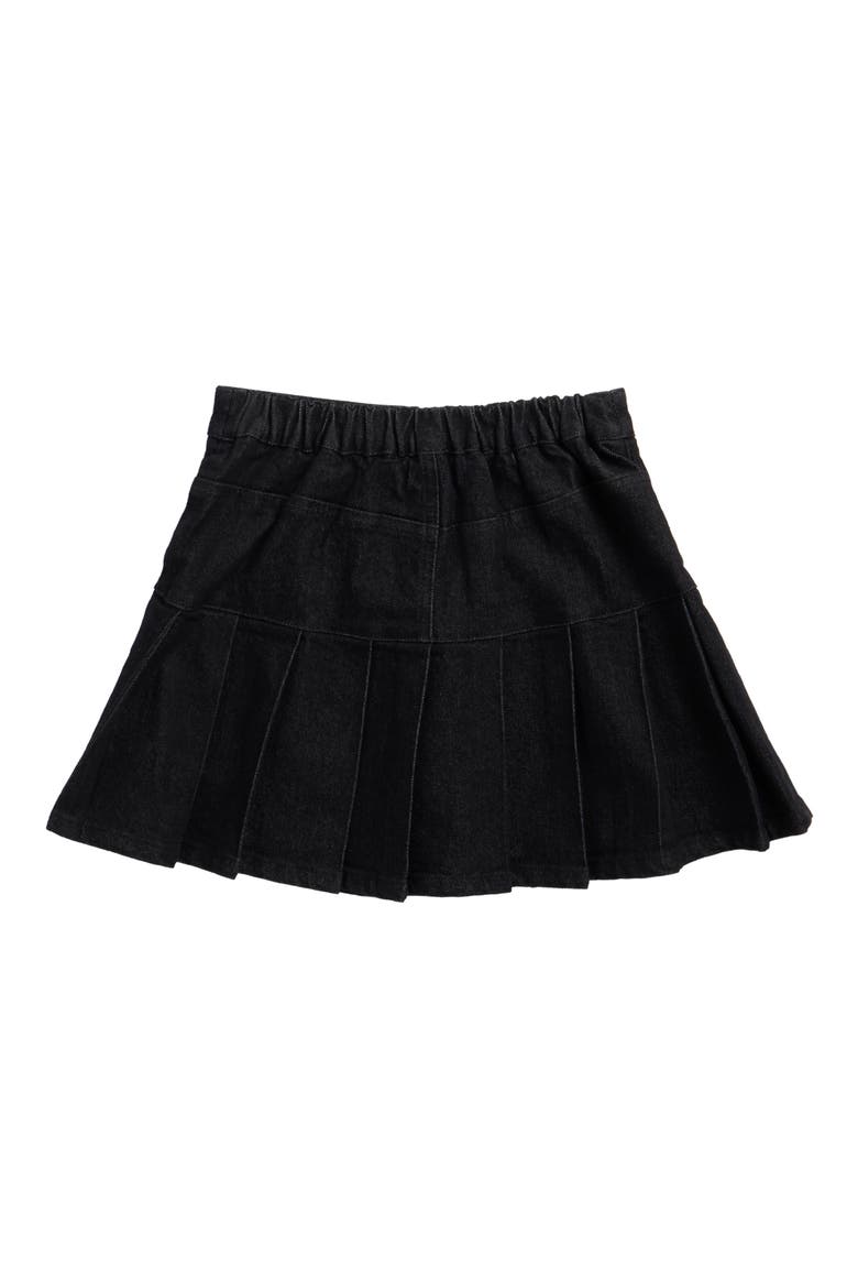 Kids' Pleated Skort, Alternate, color, BLACK