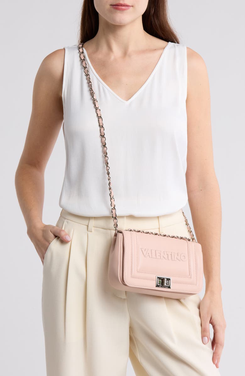 VALENTINO BY MARIO VALENTINO Beatriz Embossed Crossbody Bag, Alternate, color,