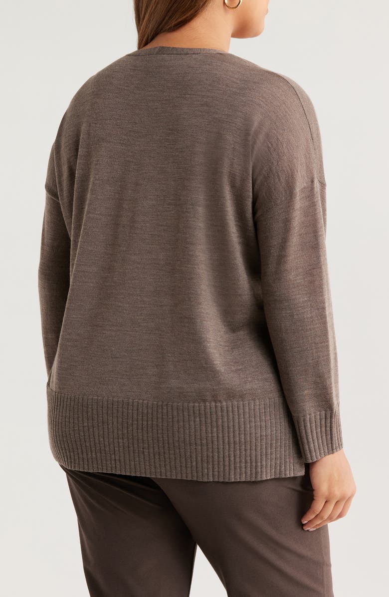Eileen Fisher V-Neck Merino Wool Sweater, Alternate, color, 