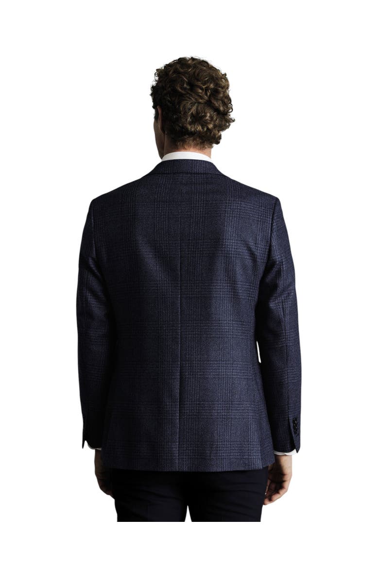 Wool Twill Silk Jacket, Alternate, color, Dark Blue