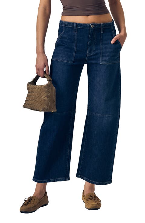 Utility Barrel Leg Jeans